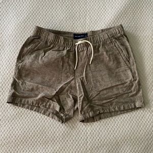 Abercrombie & Fitch Linen Blend Pull-On Shorts